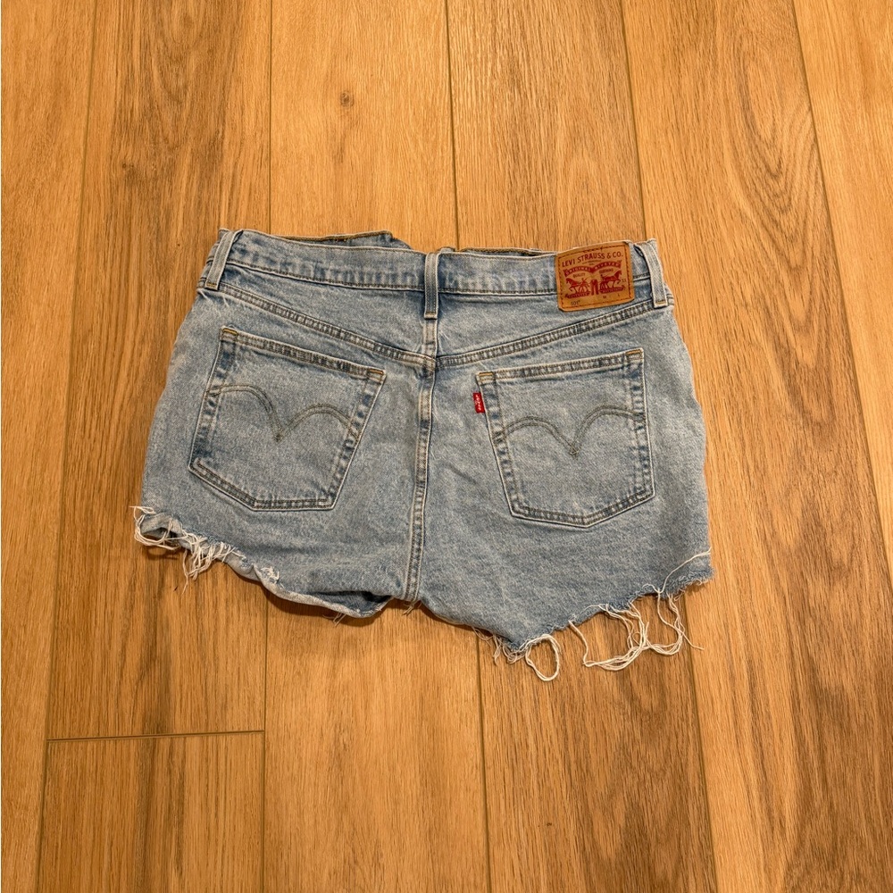 Levi's Women's Blue Denim Shorts